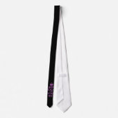 Black Orchid Keep Calm en Jouw tekst Stropdas (Achterkant)