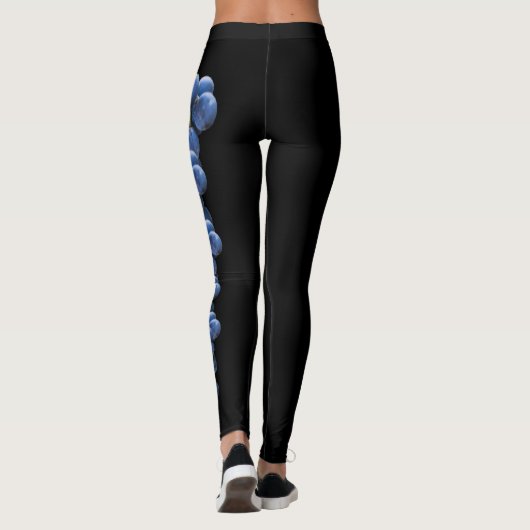 Black Oregon State Grape Leggings (Achterkant)