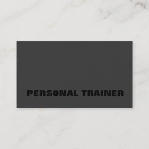 Black Out Personal Trainer Fitness Sport Visitekaartje