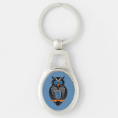 Black Owl Sleutelhanger (Voorkant)