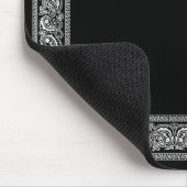 Black Paisley Bandana Muismat (Hoek)