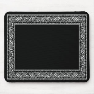 Black Paisley Bandana Muismat