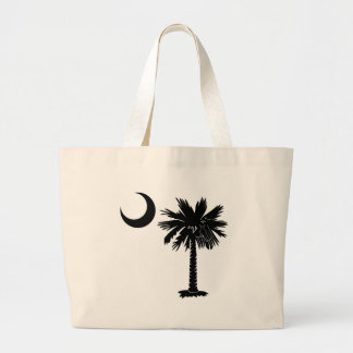 Black Palmetto Grote Tote Bag