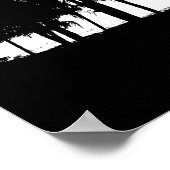 Black Palms Print Poster (Hoek)