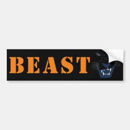 Black Panther Beast Bumpersticker