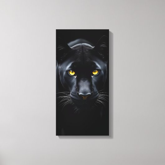 Black Panther Canvas Afdruk (Voorkant)