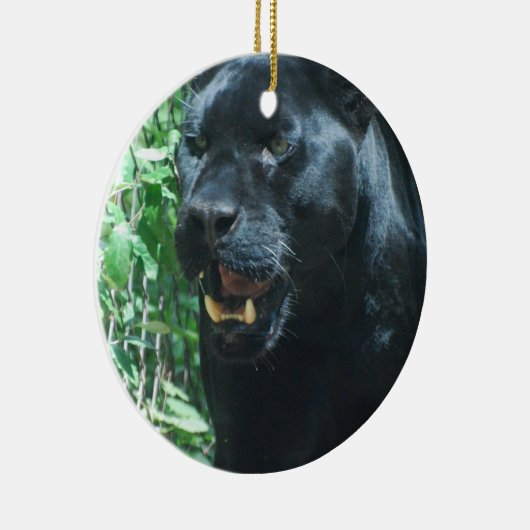 Black Panther Cat Ornament (Rechts)
