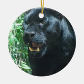 Black Panther Cat Ornament (Voorkant)
