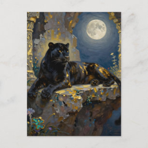 Black Panther Contact houden Briefkaart