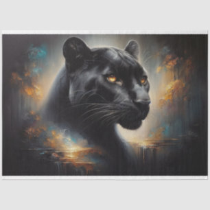 Black Panther Decoupage Tissue Paper Tissuepapier