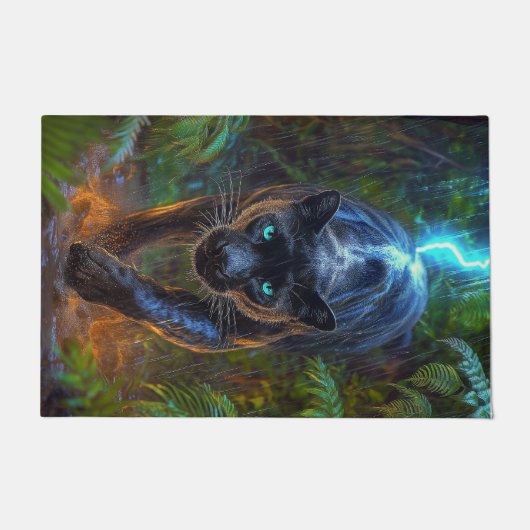 Black Panther Deurmat (Voorkant)