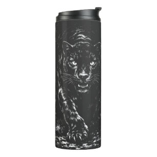 Black Panther — door BurnsInHell Thermosbeker
