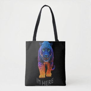 Black Panther Grafisch "Ik ben hier" Draagtas