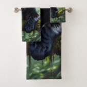Black Panther in the Jungle Bad Handdoek (Insitu)