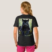 Black Panther in the Jungle T-shirt (Achterkant volledig)