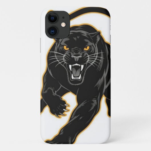 Black Panther iPhone hoesje (Achterkant)