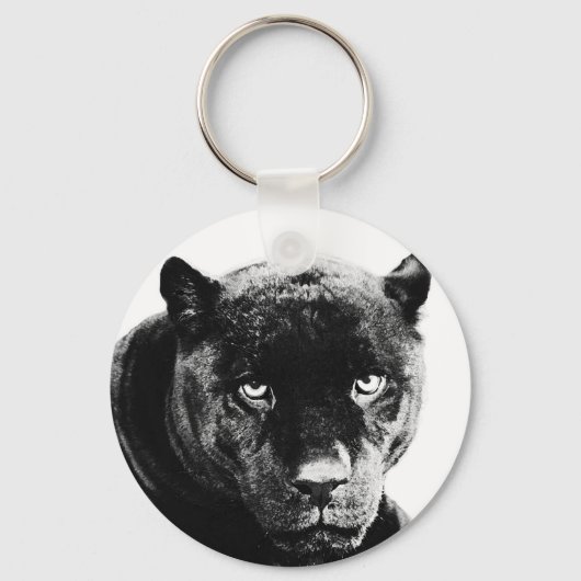 Black Panther Jaguar Sleutelhanger (Voorkant)