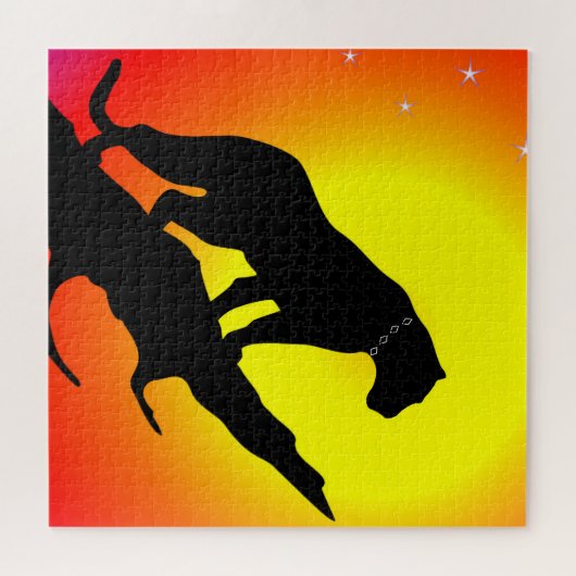 Black Panther Jigzaag Puzzle Legpuzzel (Horizontaal)