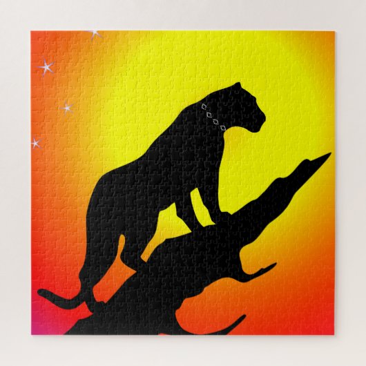 Black Panther Jigzaag Puzzle Legpuzzel (Verticaal)