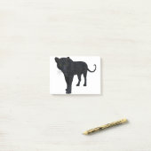 Black Panther Leopard Jaguar Cat Big Willife Post-it® Notes (Op bureau)