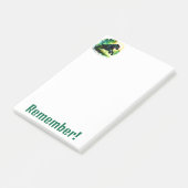 Black Panther met groene omgeving | Post-it® Notes (Schuin)