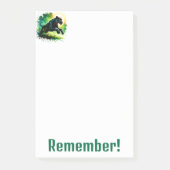 Black Panther met groene omgeving | Post-it® Notes (Voorkant)