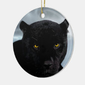 Black Panther Panthera Keramisch Ornament (Links)