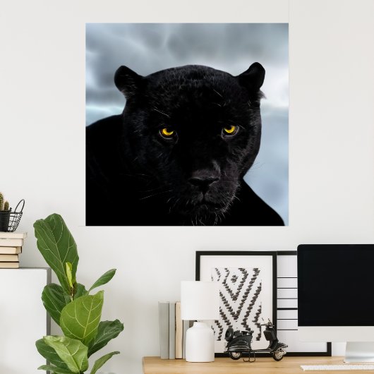 Black Panther Panthera Poster (Thuiskantoor)