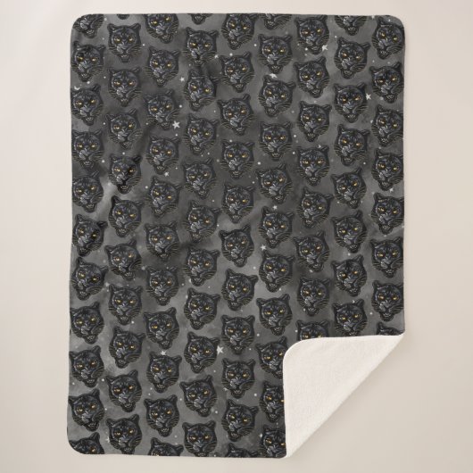 Black Panther Sherpa Deken (Voorkant)