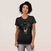 Black Panther Snarl T-shirt (Voorkant volledig)
