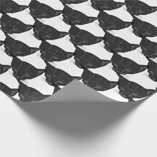 Black Panther Vector Cadeaupapier (Hoek)