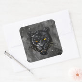 Black Panther Vierkante Sticker (Envelop)