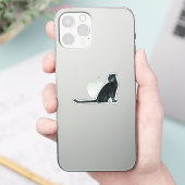 Black Panther Waterverf Sticker (Telefoon)