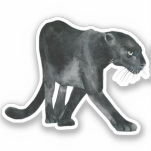 Black Panther Waterverf Sticker