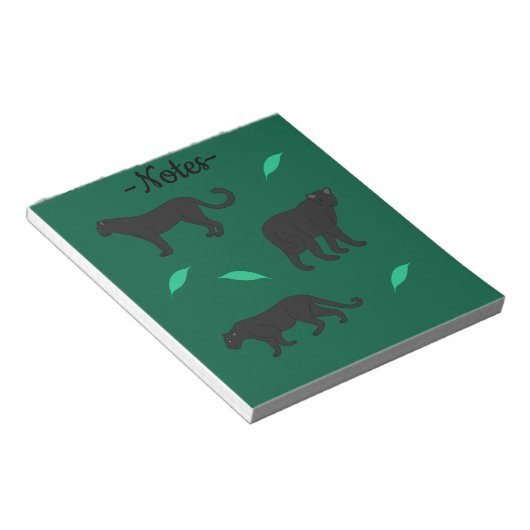 Black Panthers Notitieblok (Schuin)