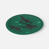 Black Panthers Papieren Bordje (Gekanteld)