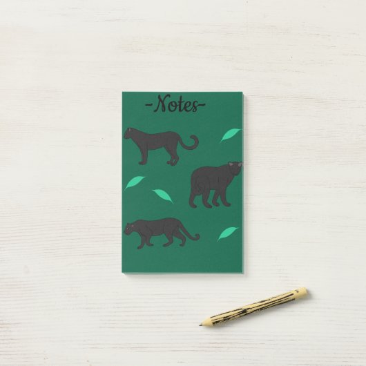 Black Panthers Post-it® Notes (Op bureau)