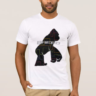 Black Pattern Ape T-shirt