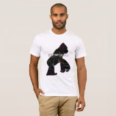 Black Pattern Ape T-shirt (Voorkant volledig)