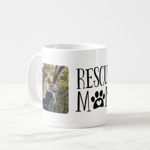 Black Paw Print Rescue mafoto Koffiemok