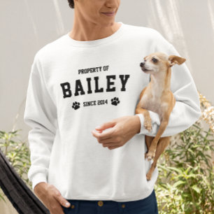 Black Paws Huisdier Eigendom van Huisdier Naam T-shirt