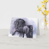 Black Pearl-Wenskaart Kaart (Gele Bloem)