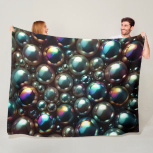 Black Pearls Fleece Deken