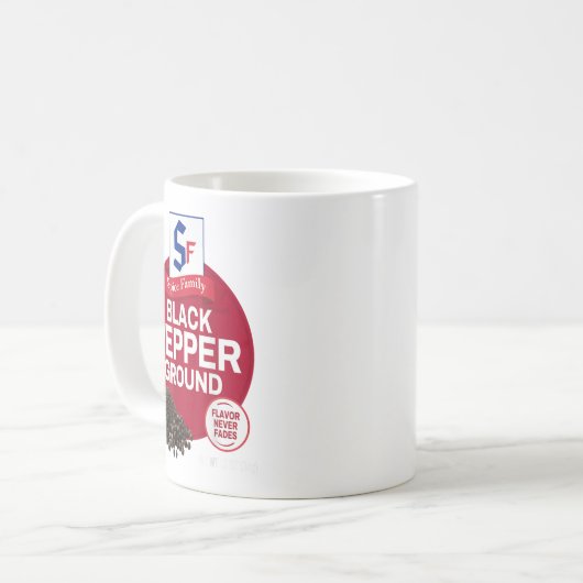 Black Pepper Ground Sce Group Family Matching Hall Koffiemok (Voorkant links)