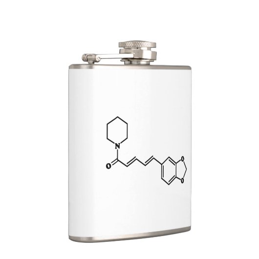 Black Pepper Piperine Molecular Chemical Formule Heupfles (Rechts)