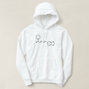 Black Pepper Piperine Molecular Chemical Formule Hoodie