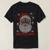 Black Père Noël Funny Père Noël laid Sweat de Noël (Design devant)