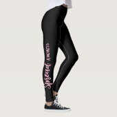 Black Personalized Leggings Spread Kindness (Droite)
