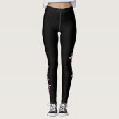 Black Personalized Leggings Spread Kindness (Devant)