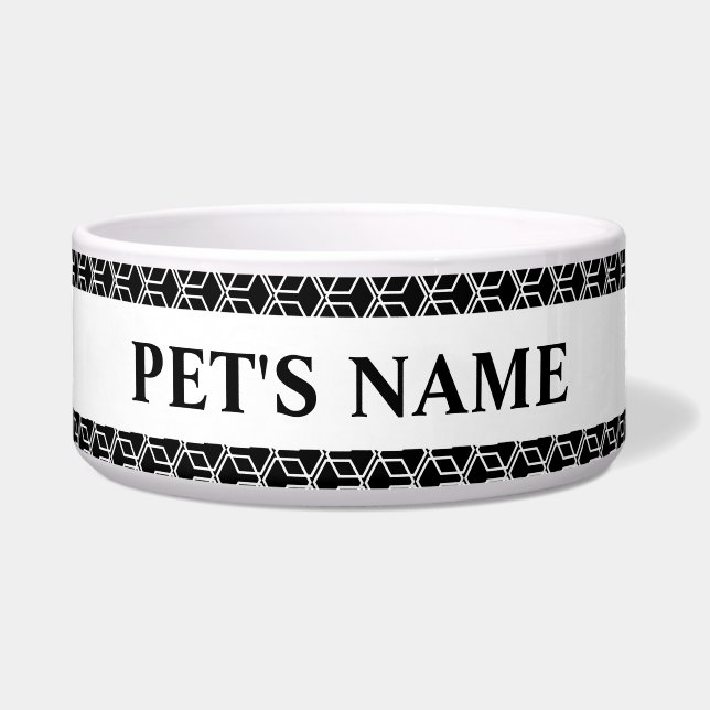 Black Pet Bowls Voerbakje (Voorkant)